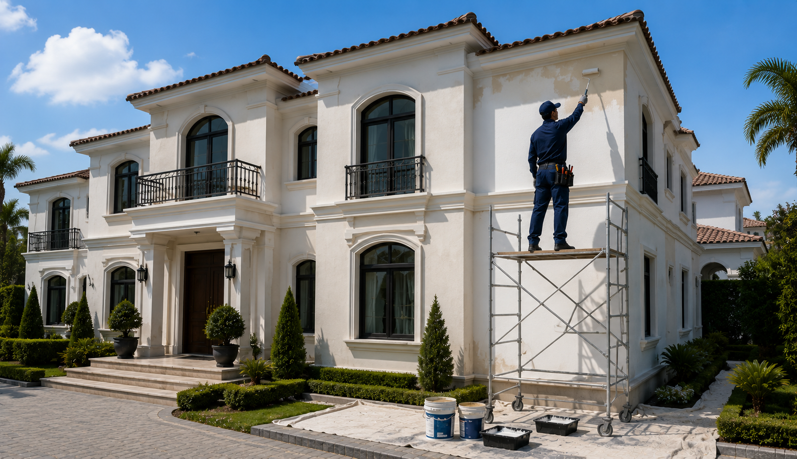 Full villa painting project