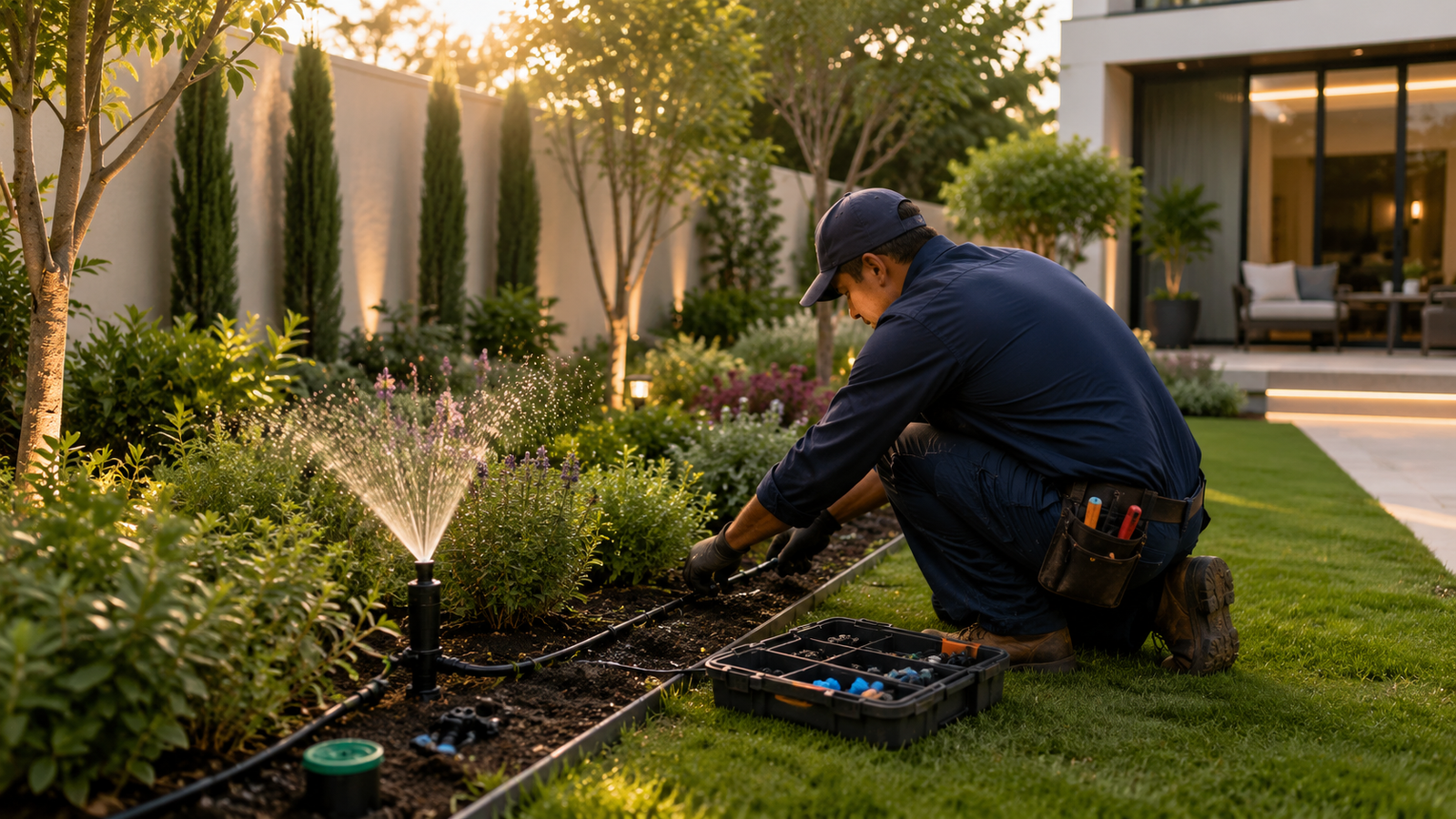 Irrigation system installation