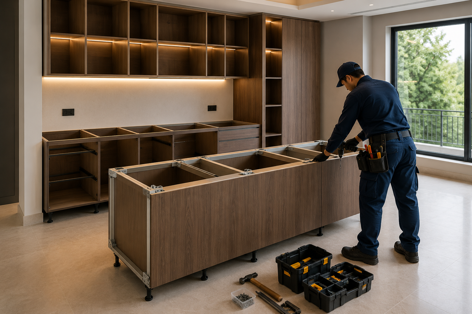 Kitchen cabinet making