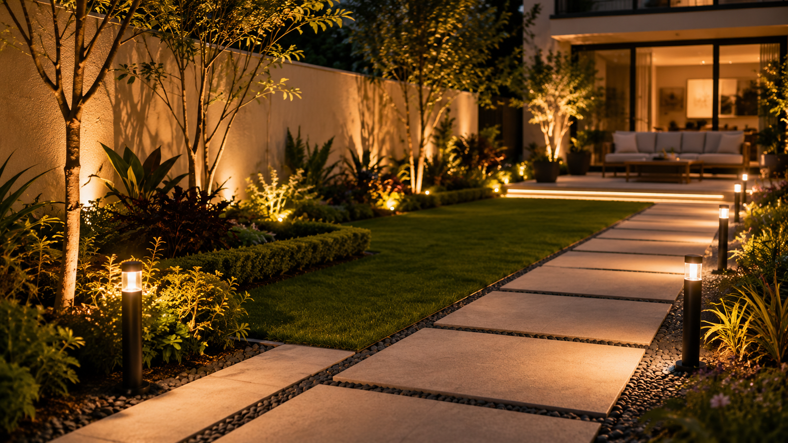 Outdoor garden lighting