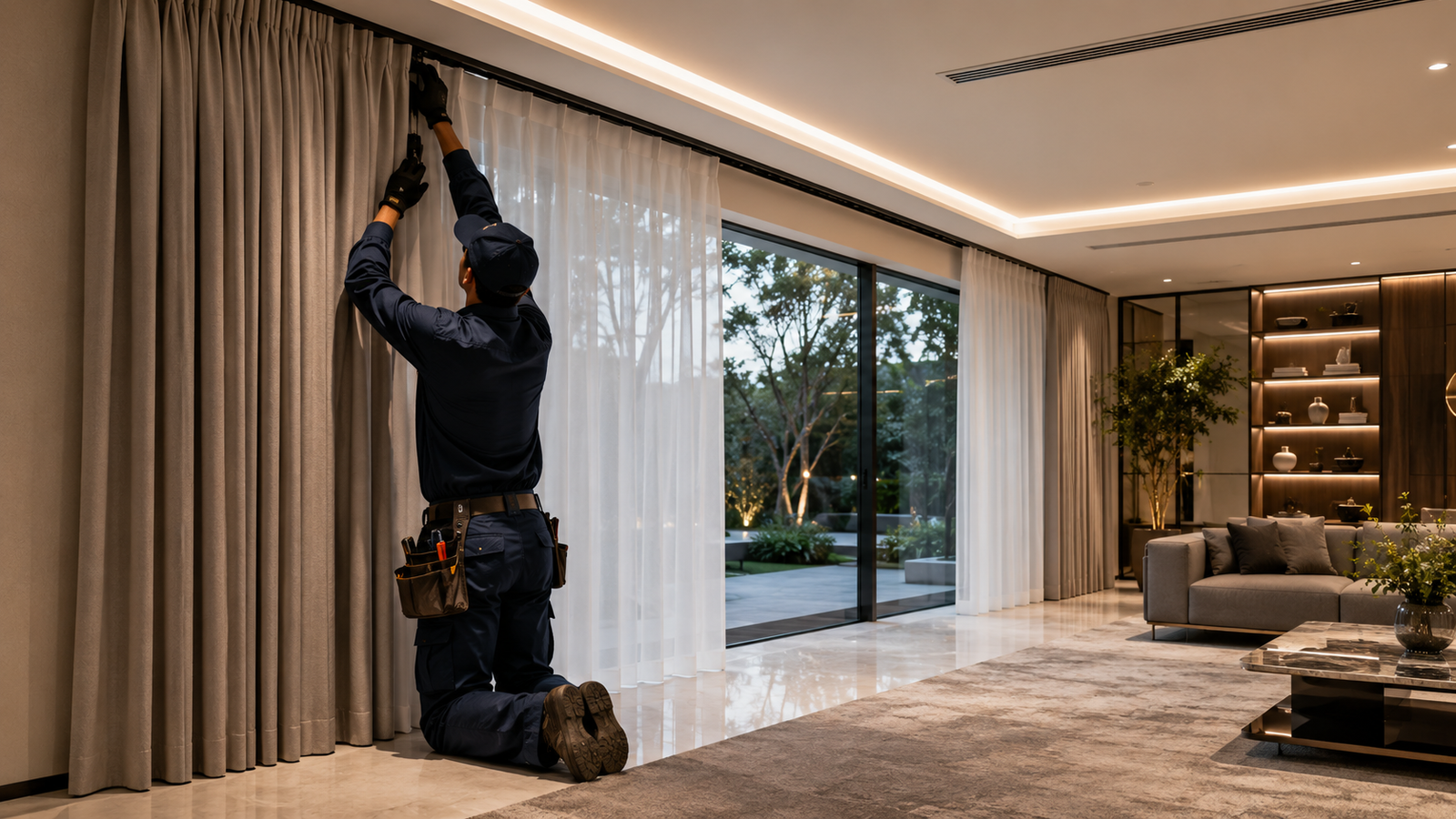 Curtain wall system installation