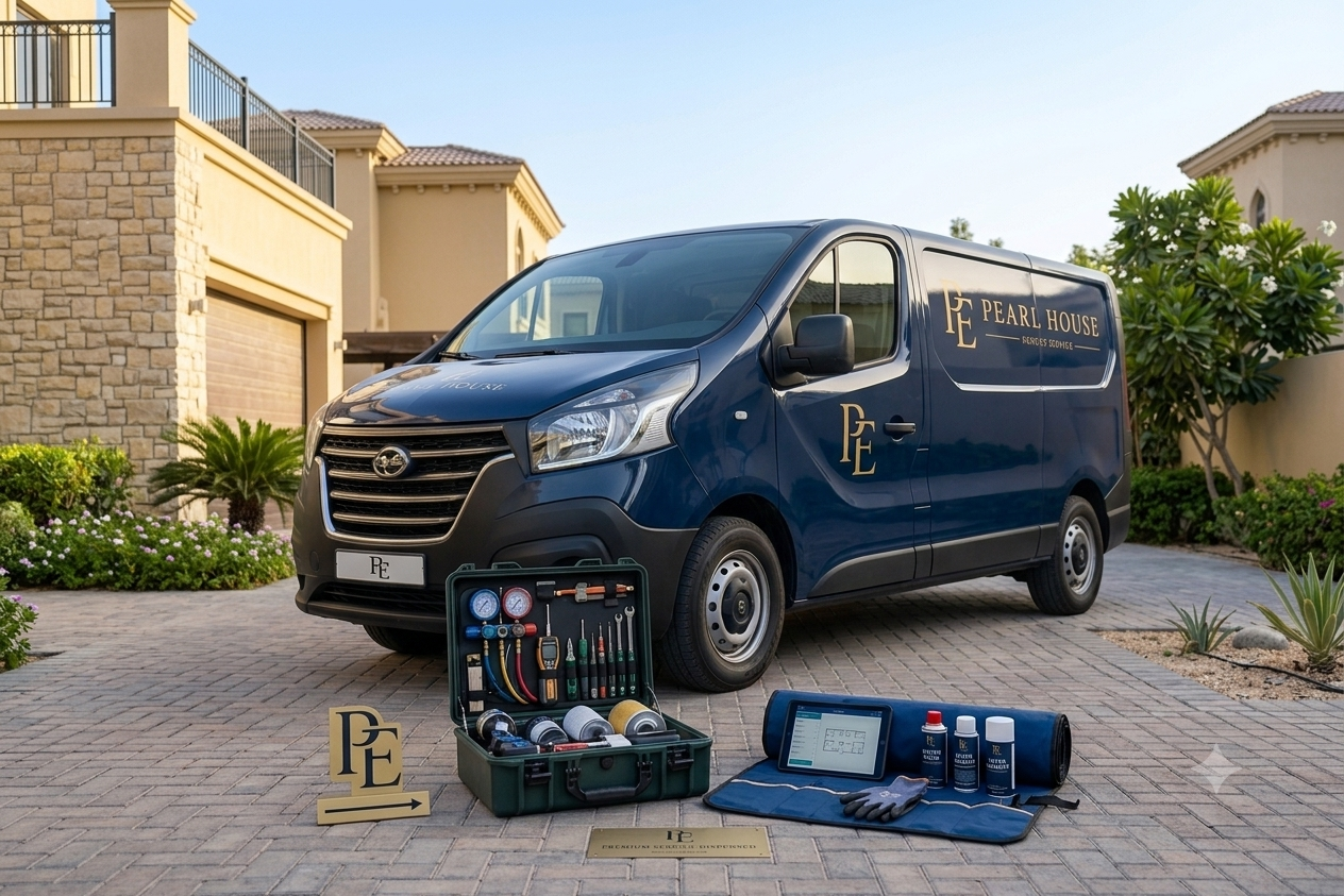 Technician preparing a service quote