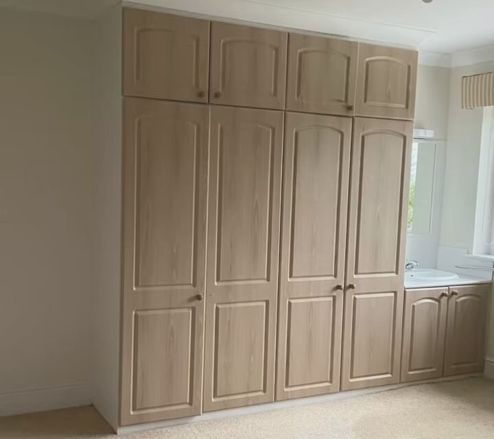 Wardrobe before installation
